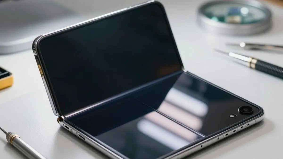 Illustration for: Apple Acknowledges Screen Failures on New iPhone Duo Foldable