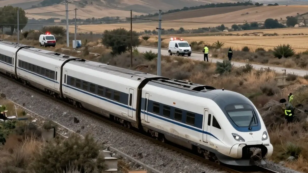 Illustration for: At Least 30 Killed After Two High-Speed Trains Collide in Central Spain
