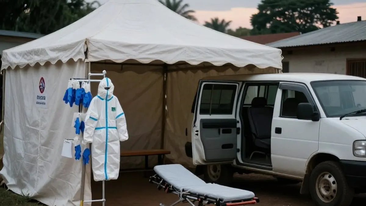 Illustration for: Nurse Killed, Health Worker Wounded in Attack During Ebola Response in Eastern DRC