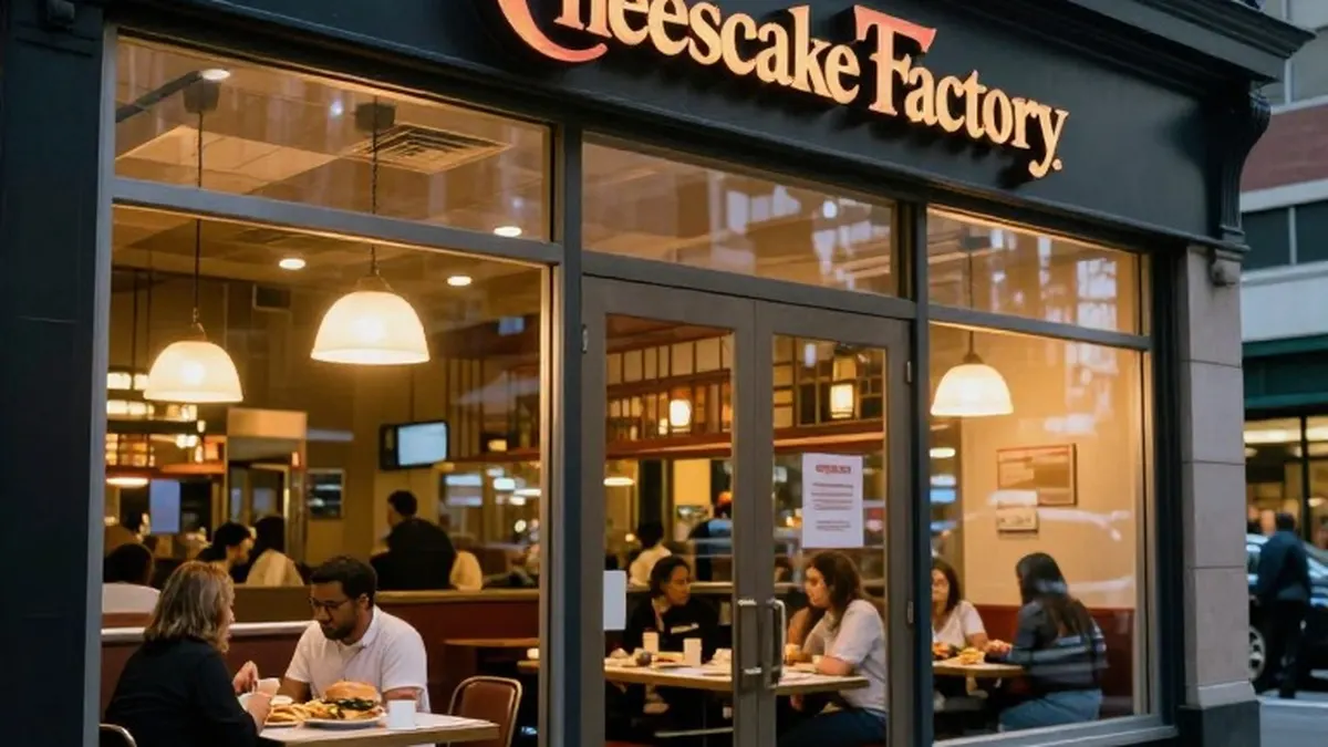 Illustration for: Bessent Eats at Cheesecake Factory and Fires Back at Obama Over White House Joke