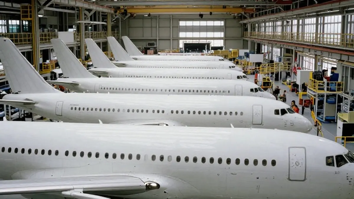 Illustration for: Boeing Pushes Back 737 Max Production Increase to Late 2027 as Wing Output Lags