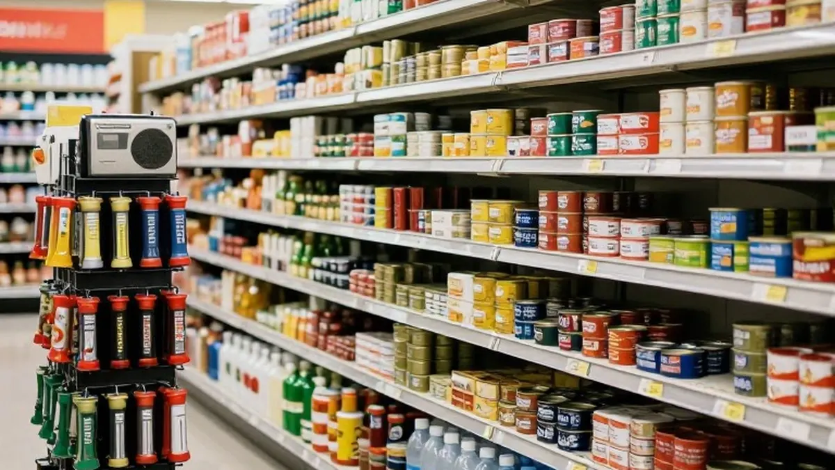 Illustration for: Torch, Radio and Tinned Food Sales Jump After UK Emergency Preparation Advice