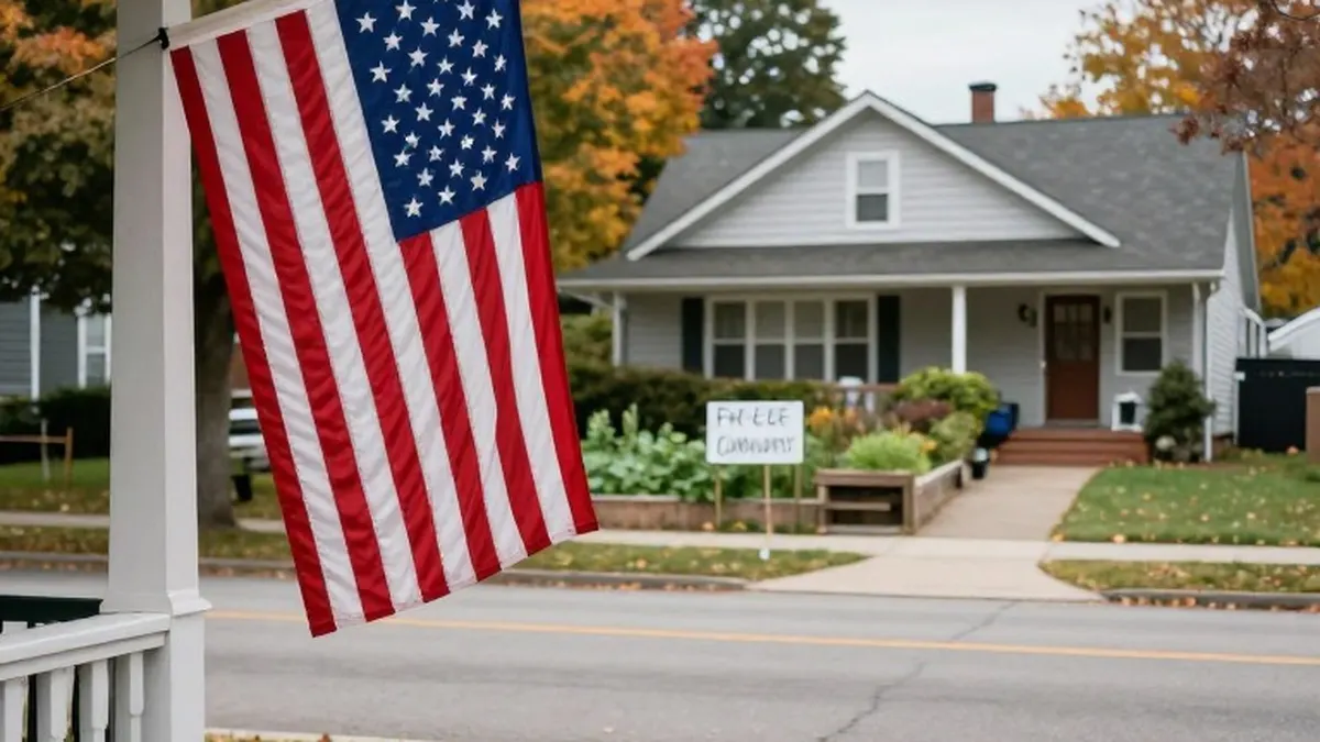 Illustration for: Poll Finds Patriotism Is the Widest Partisan Divide in American Values
