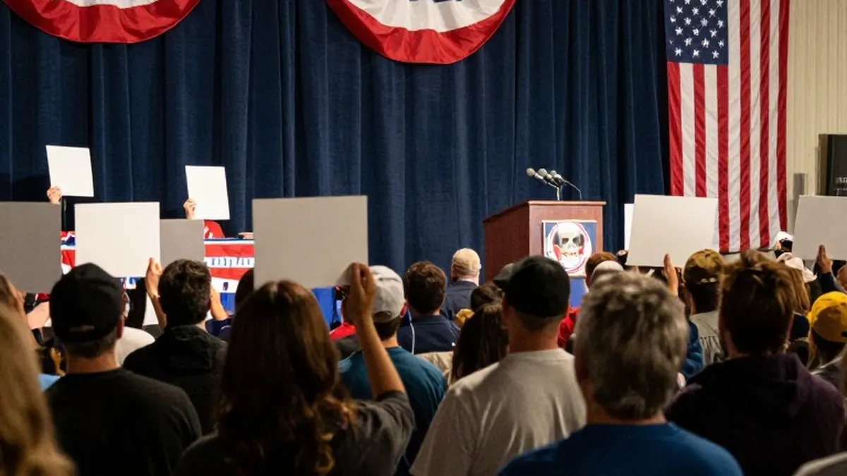 Illustration for: Thune Calls Ohio 'Ground Zero' in Fight for Senate Control During Rally With Husted