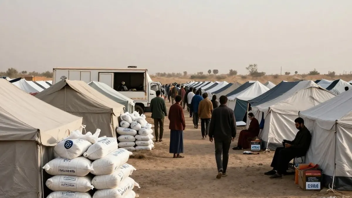 Illustration for: US, EU and 30 Countries Warn Sudan Faces Growing Risk of Famine